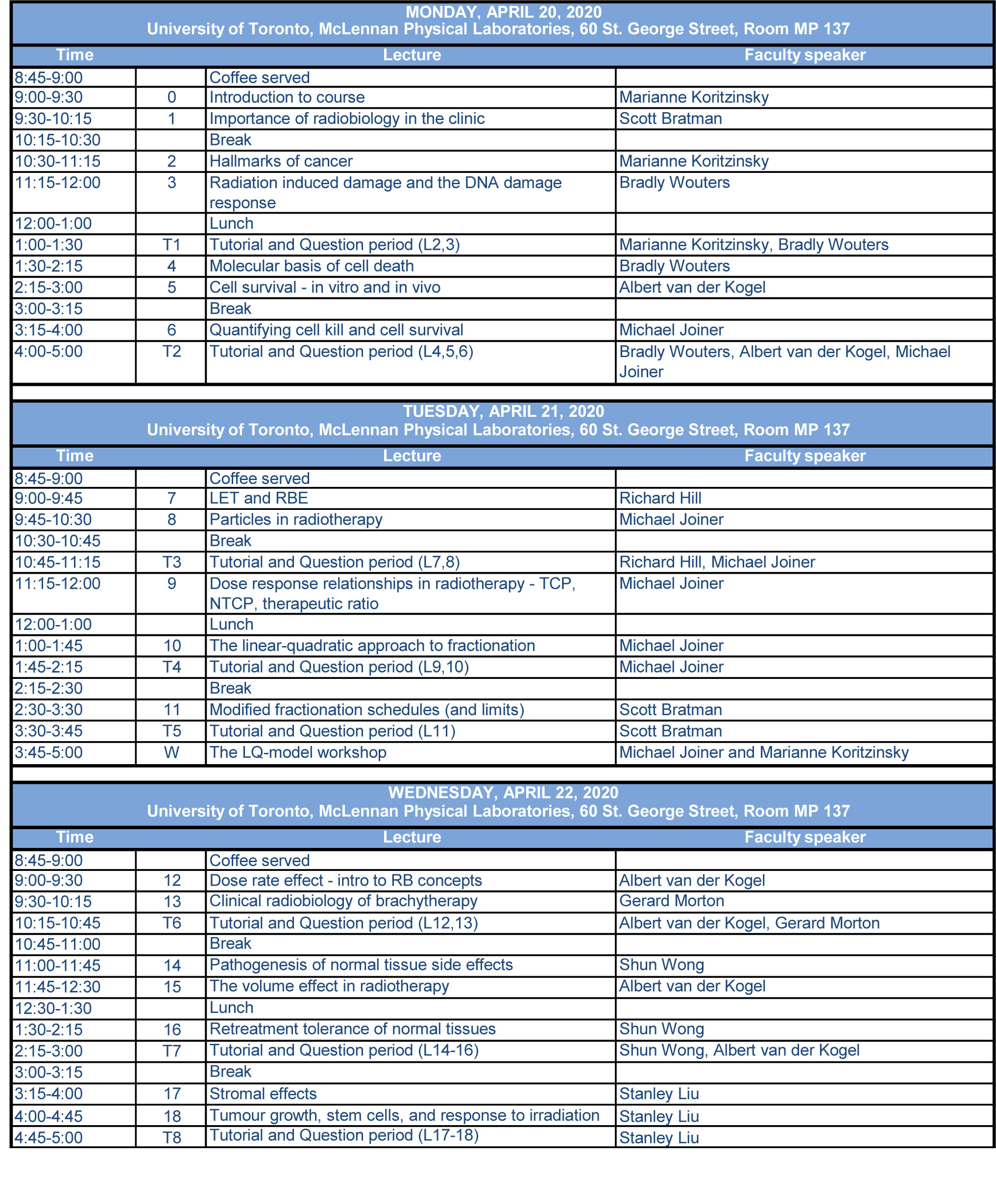 Course Schedule Page 1 of 2 Course Schedule Page 1 of 2
